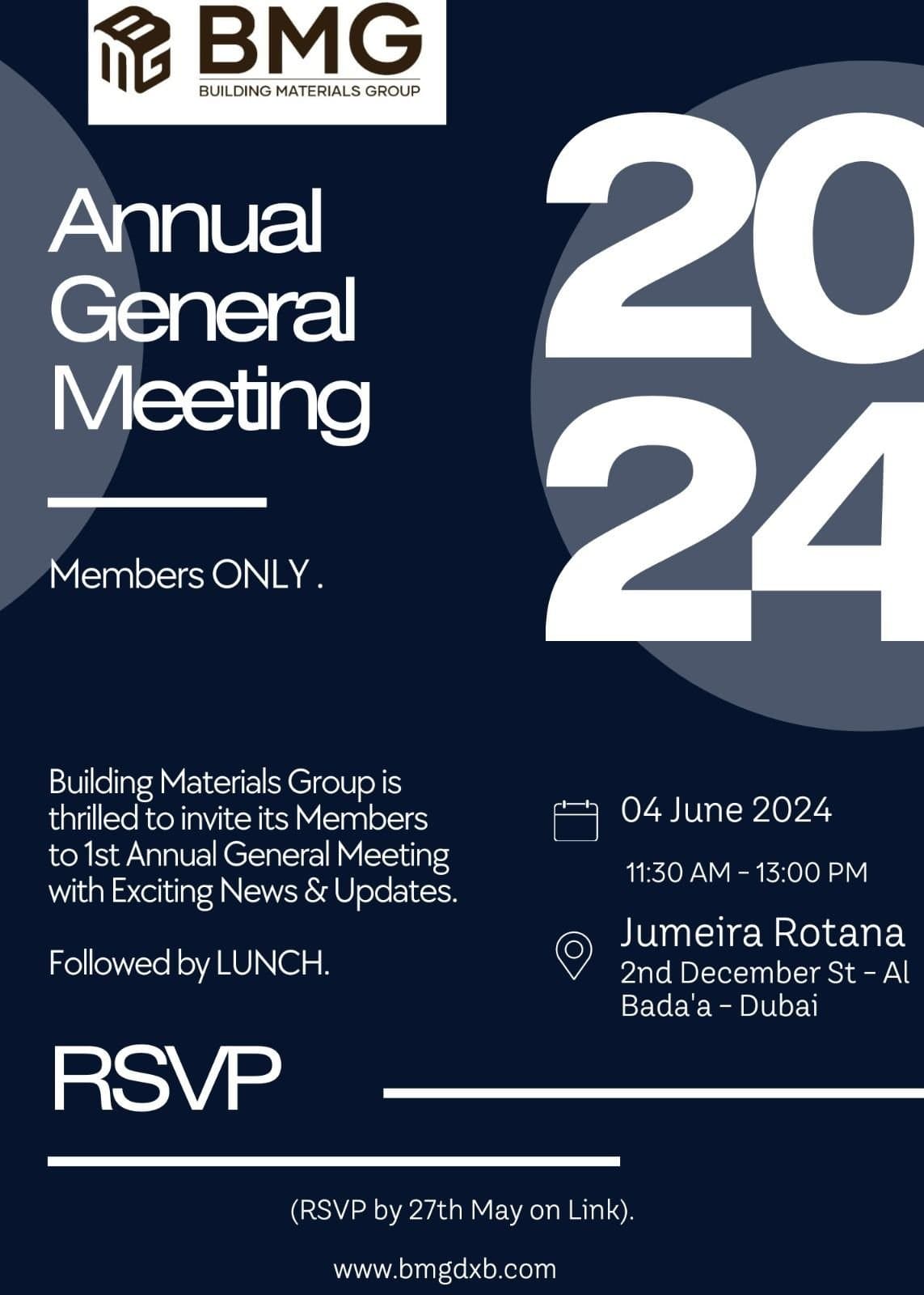 Annual General Meeting 2024 invitation