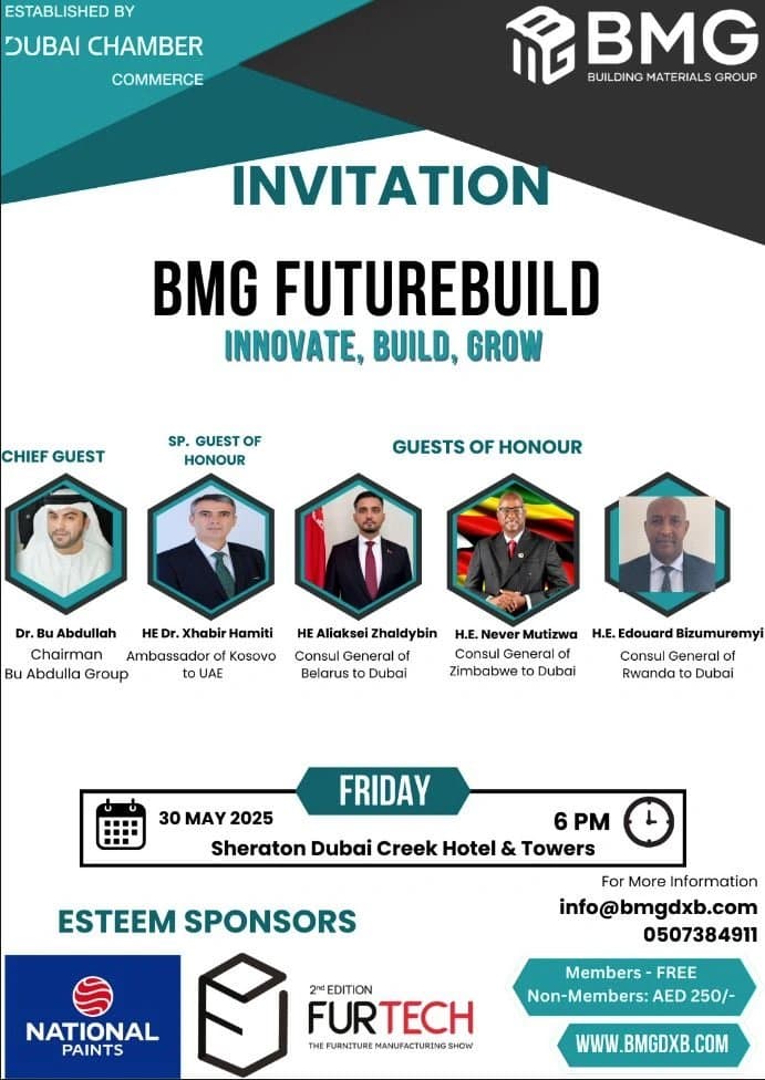 BMG FutureBuild: Innovate, Build, Grow invitation